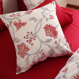 [Pillow case] 60 satin cotton pillow case square pillow case