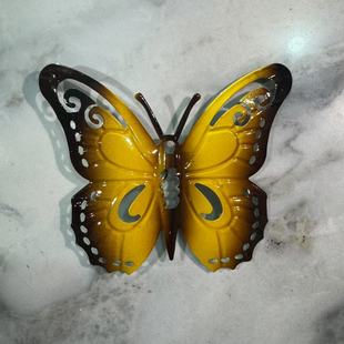 Новые настенные подвесные украшения Amazon Iron Butterfly для дома, подвесные украшения, металлические изделия