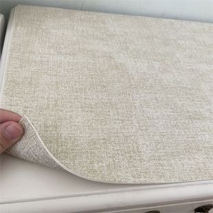 Linen Cloth Waterproof Leather Table Mat Bedside Table Coffee Table TV Cabinet Dust-proof Tablecloth Wash-free Display