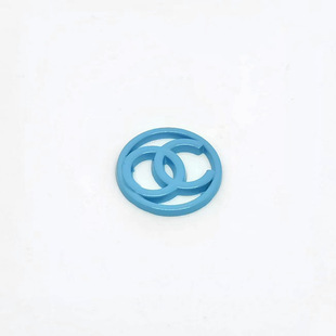 Double C Circle Inner Double C Small Fragrant Style Versatile Accessories Luggage Shoes Hats Hair Accessories Hairpin Hairband Grabber Rubber Band 22MM