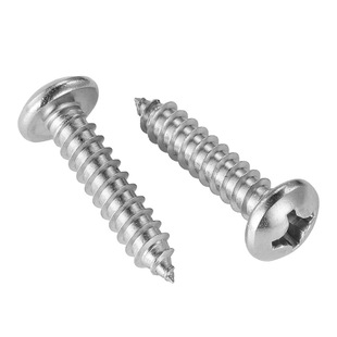 201 stainless steel round head tapping screw GB845 pan head tapping screw PA sharp tail pan head tapping screw M3-M6
