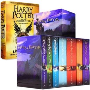 Harry Potter English Original Harry Potter Complete Works 1-8 Original Fiction Collectible Edition