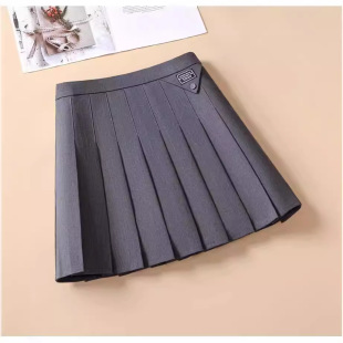Super Popular Pleated Skirt Short Skirt for Girls 2025 Spring & Fall New High-Waisted Preppy Style Skirt Slimming Look A-Line Skirt 8