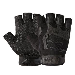 Half finger climbing gloves Men's Fitness equipment outdoor sports tactical boxing fighting riding non-slip ski gloves