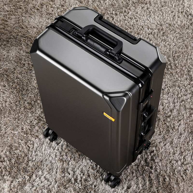 Shark kangaroo suitcase men's and women's aluminum frame trolley case 20 inch universal wheel suitcase password suitcase wholesale 24 inch
