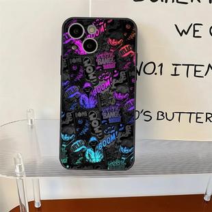 For Apple iPhone11 Pro Mobile Phone Case Black Clown Mobile Phone Case Hair-generation Color Painting Anti-drop Huawei Anti-drop