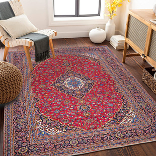 Cross-border Amazon Persian Crystal Fleece Dirt-resistant Wear-resistant Floor Mat Bedroom Living Room Skin-friendly and Easy-to-take-care Bedside Blanket