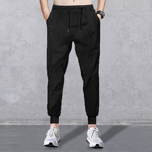 Factory Direct sales 2022 new men's fleece-lined thickened lambswool casual pants warm slimming pants trendy