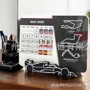 1 Racing Calendar 2025 Календарь гонок Формулы 1 2025 Настольные украшения