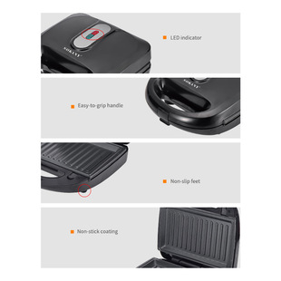 Foreign trade SOKANY sandwich machine eight in one B150 breakfast machine can change donuts steak bread frying machine