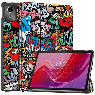 Подходит для Lenovo Tab M11 TB330FU 11 дюймов складывающийся втрое плоский чехол, окрашенный