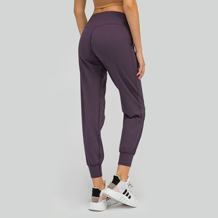 Melilette New Slim Fit Foot Sports Cropped Pants Skin-friendly Naked Loose Straight Yoga Pants D19073