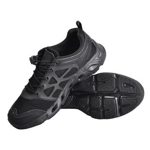 Q3P Summer Outdoor Fishing Wading and River Tracing Shoes Non-Slip Breathable Lightweight Quick-Drying Amphibious Hiking Breathable Men