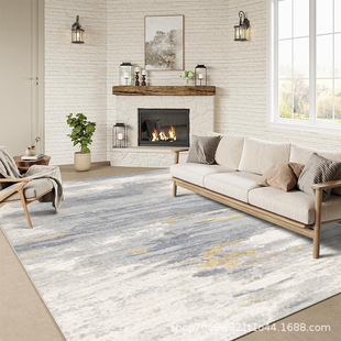 Light Luxury Ink Abstract Living Room Carpet Hotel Room Small Fresh Full Carpet Floor Mat