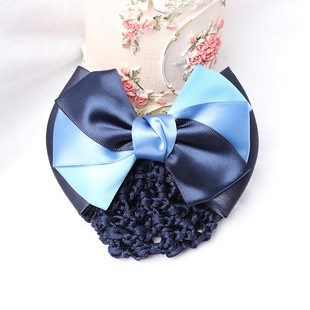 Working head flower female professional net pocket hair net nurse hotel salesperson waiter bank flight attendant hair accessories