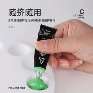 Gouache paint 12 colors 12ml suit gouache paint factory direct wholesale in stock cross-border supply customization