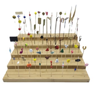 Source manufacturers wholesale bamboo products fruit sticks beaded bamboo string beads bamboo sticks