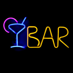 SOKKA cross-border spot BAR atmosphere light LED modeling light neon letter sign Restaurant BAR BAR Light