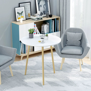 Coffee Table Small Round Table Subnet Red Bedside Table Simple Household Balcony Mini Sofa Side Table Simple Small Table Factory