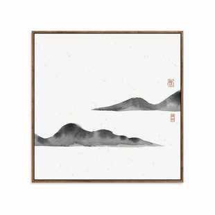 Chuxin Calligraphy and Painting Chinese Zen Painting Living Room Landscape Painting Background Wall Office Wall Painting Study Tea Room Decorative Painting