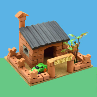 Little Masons Children's Handmade Cement House DIY Building Blocks Educational Toys Simulation Building Model Bricks