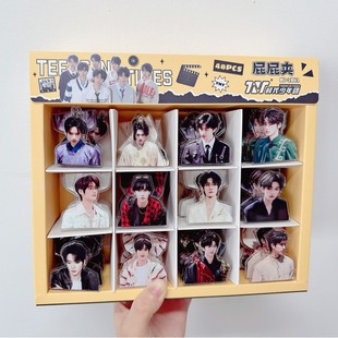 New style butt clip student stationery gift creative acrylic hand account clip Cartoon Cartoon universal pp clip sealing clip