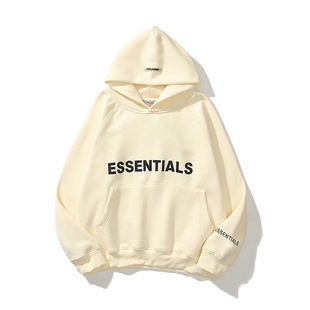 Трансграничная Европа и США FOG новый бренд прилив ESSENTIALS весна и осень с длинными рукавами топ свободный спортивный свитер с капюшоном