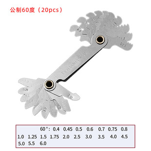 American Metric British Metric British American Thread Gauge Thread Tooth Gauge Rib Template Thread Gauge