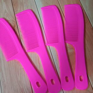 Medium Tooth Comb Plastic Large Beef Tendon Folding Continuous Durable Clinker Cooked Glue Men's and Women's Hairdressing Anti-Static Household Comb