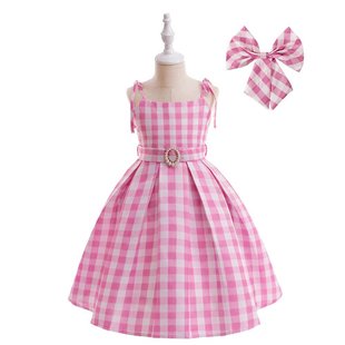 2023cosplay pink Denim Suit Barbie doll movie cos real person Barbie Saint role play