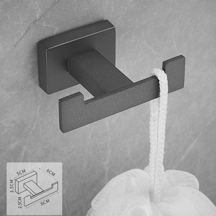 All copper gun gray clothes hook porch coat hook toilet wall hanging wall clothes hook bathroom hotel single hook