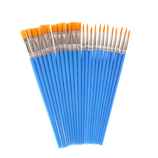 Gypsum Doll Graffiti Brush Gouache Watercolor Acrylic Oil Painting Traditional Chinese Painting Gouache Brush Flat Head Brush diy Small Brush