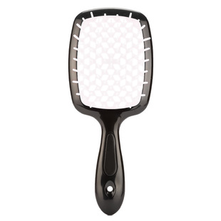 Hao Rui manufacturers transparent flash gold mesh hollow massage comb hair without knots dry and wet dual-use fluffy shape comb