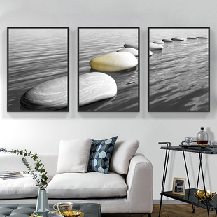 Nordic Living Room Decorative Painting Modern Simple Small Fresh Bedroom Mural European Triptych Sofa Background Wall Hanging Painting