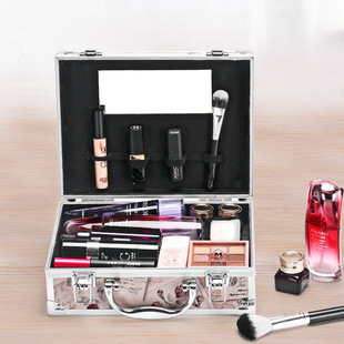 Factory direct cosmetic case cartoon double-layer large-capacity portable waterproof cosmetic bag storage bag wholesale