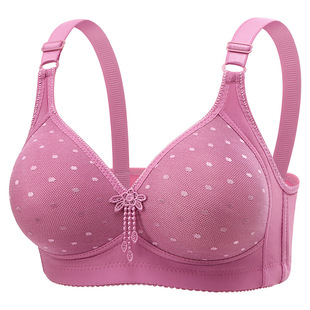 New Arrival Women's plus size Thin Push-up Bra Adjustable Breasts for Middle-aged Mothers Breathable Underwear for Women