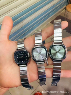 New simple fashion small square women's Steel Belt women's high-grade light luxury women's watch live broadcast foreign trade factory direct sales
