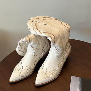 White British Style All-match High-end Slim Fashion Boots Women's 2023 New Summer Fashion High Boots
