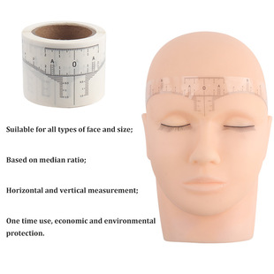 Tattoo One-time Measuring Eyebrow Ruler Tattoo Design Measuring Scale Ruler Three-point Positioning Balance Ruler Thrush Artifact
