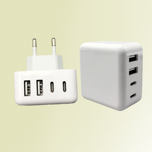 Трансграничная Специально для 30W Quick Зарядное устройство Dual USB Dual Type-C Muri PD Быстрая зарядная головка