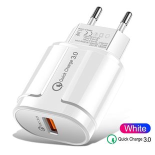 QC3.0 одно быстрое зарядное устройство USB для мобильного телефона Apple Android Type-C универсальная зарядная головка 3A Dual USB
