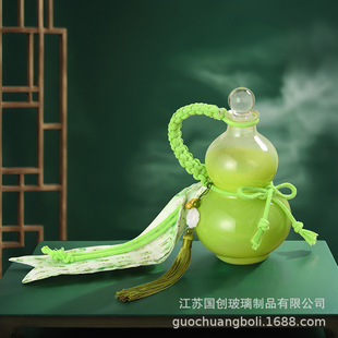 Net Celebrated Gourd Milk Tea Cup Explosions High Color Value Cold Tea Bottle with Lacquer Drink Bottle Cold Extract Bottle Big Gourd Wine Bottle