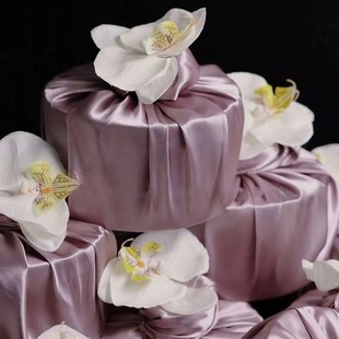 Wrapping Cloth Wind Lu Pen Accessories Gift Korean Style Fresh Style Wedding Accompanying Gift Candy Box Wedding Li Pin Packaging Cloth
