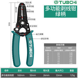 Wire stripper multi-functional electrician special tool artifact scissors wire cutting pliers peeling wire cutting pliers