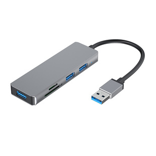 Высокоскоростной USB-концентратор док-станция разветвитель два-в-одном преобразование USB 3,0 в концентратор TF SD кард-ридер