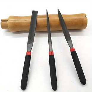 Model making suit file 118mm medium fine tooth trimming cone round file reaming hole trimming small 1mm with fine tooth tip