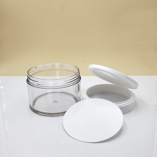 89 Teeth PET Thick Wall Flip Cap Wide Mouth Plastic Bottle 250ml Cream Bottle Teeth Cleaning Powder Hair Condiment Bottle Cosmetic Package Material