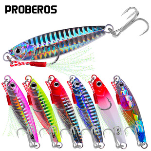 Luya Bait Lead Fish Iron Plate with Blood Slot Hook Metal Fake Bait Luya Bait Slow Shake Bait Fishing Gear Fishing Supplies