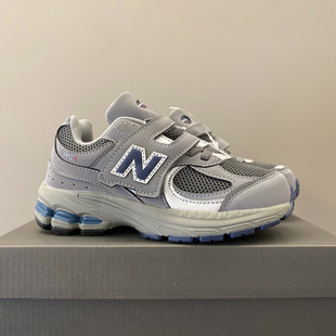 Высокая версия NB2002R Детская обувь для бега Мужские и женские детские кроссовки с липучкой