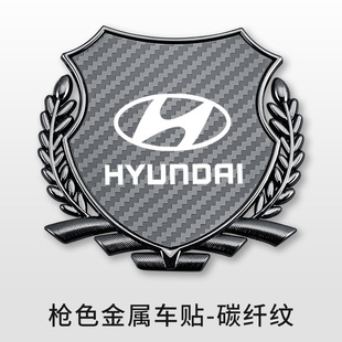 Пекин Hyundai логотип металлическая боковая этикетка ix35